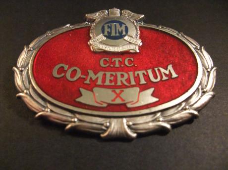 CTL FIM Rally ( Fédération Internationale de Motocyclisme ) Meritum ( internationale motor bijeenkomst, rood